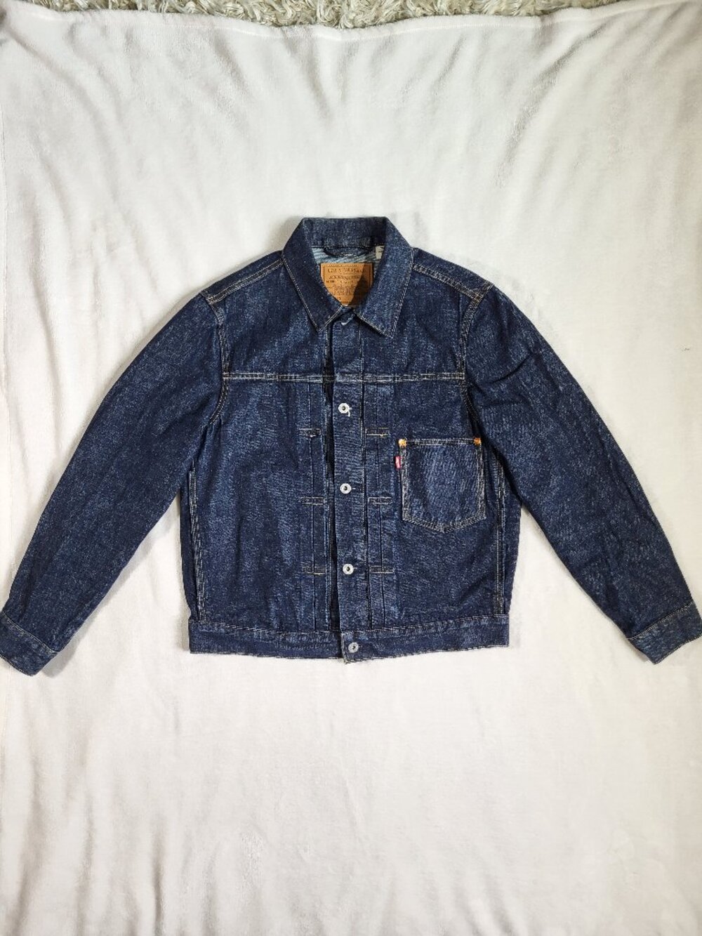 LEVI'S Type I Selvedge Denim Jacket - Size Small